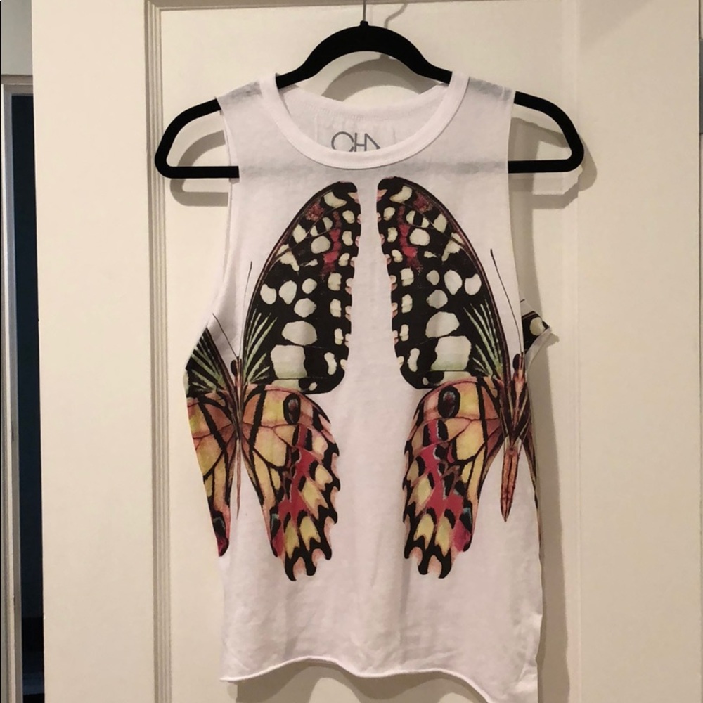 Chaser Butterfly Print  Tank